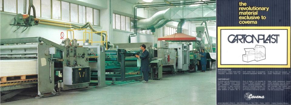 The first Cartonplast extrusion line in Italy